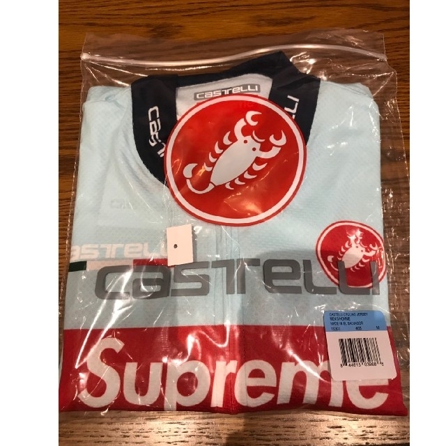 supreme Castelli Cycling Jersey 水色 Mサイズメンズ