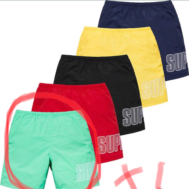 メンズsupreme water short