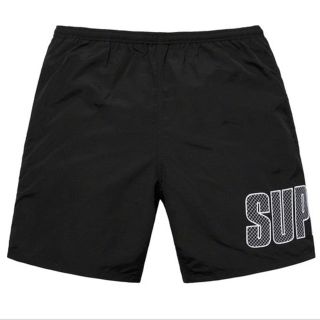 シュプリーム(Supreme)の【Ｌサイズ、黒】Supreme water short(水着)