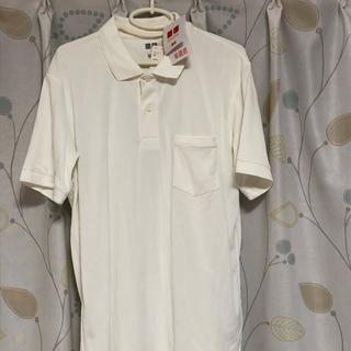 ユニクロ(UNIQLO)の白ポロシャツ  XL(ポロシャツ)