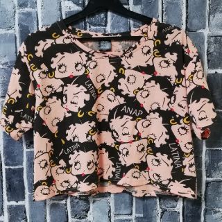 アナップラティーナ(ANAP Latina)の美品★ANAP Latina×ベティちゃんコラボショートTシャツピンク★完売品★(Tシャツ(半袖/袖なし))