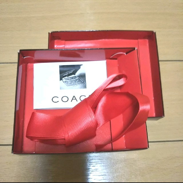 COACH(コーチ)のCOACH 小銭入れ空箱 レディースのファッション小物(コインケース)の商品写真