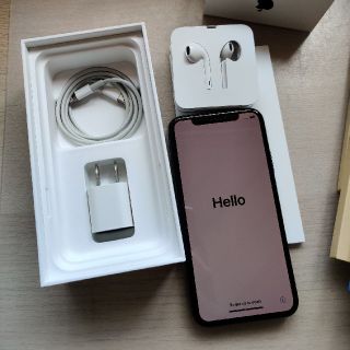 アイフォーン(iPhone)の内容必見  iphone X simフリー 256GB 美品 豪華おまけ(スマートフォン本体)