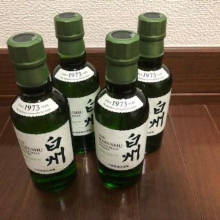 サントリー(サントリー)のサントリー旧ラベル白州NV180ml×4本セットです。(ウイスキー)