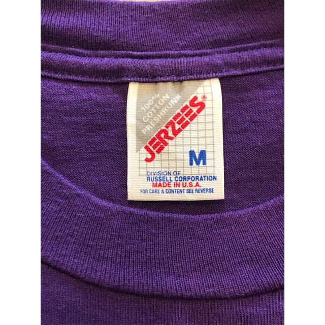 Ron Herman(ロンハーマン)のビンテージ 古着 90年代 アメリカ製 JERZEES プリント tシャツ メンズのトップス(Tシャツ/カットソー(半袖/袖なし))の商品写真