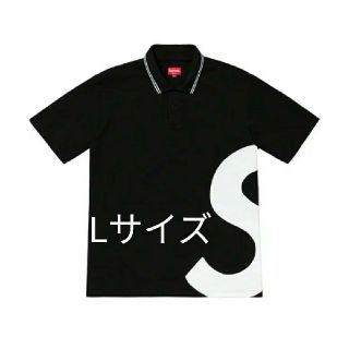 シュプリーム(Supreme)の店舗購入　week17 supreme S Logo Polo 黒　ブラック(ポロシャツ)