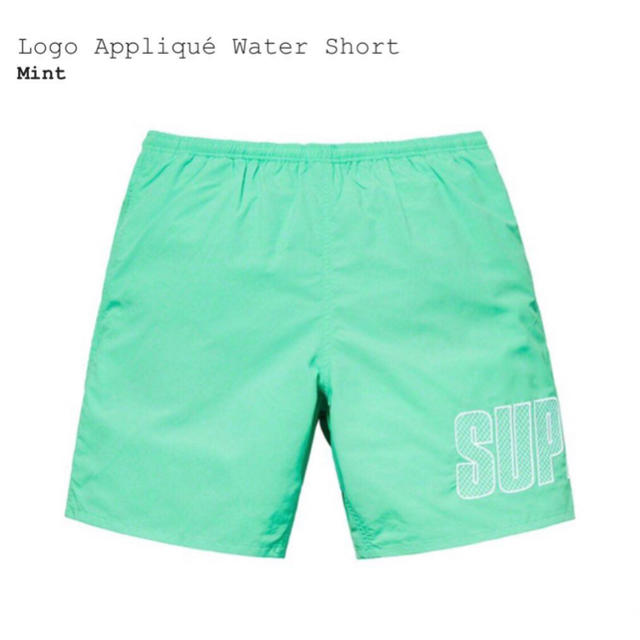 【S】Supreme Logo Appliqu Water Short