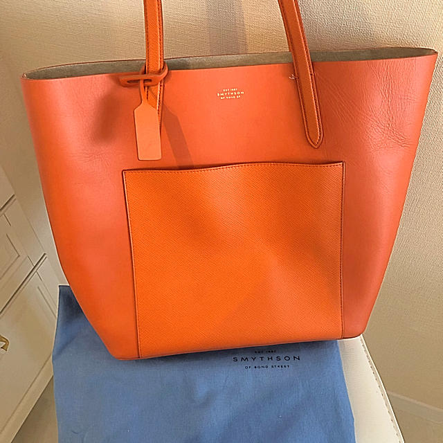 桜の花びら(厚みあり) 極美品✨ SMYTHSON スマイソン トートバッグ