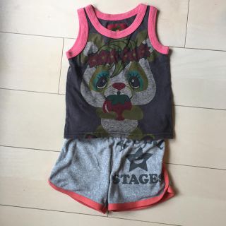 エックスガールステージス(X-girl Stages)のエックスガール グラグラ 80.85㎝(Ｔシャツ)