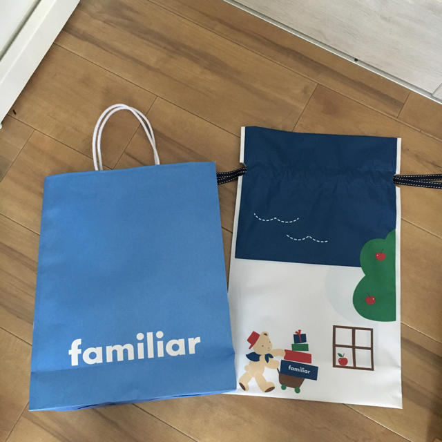 familiar - ファミリア ショップ袋の通販 by coco's shop｜ファミリアならラクマ