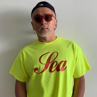 ロンハーマン(Ron Herman)のWIND AND SEA Tシャツ GLITTER イエロー Mサイズ(Tシャツ/カットソー(半袖/袖なし))