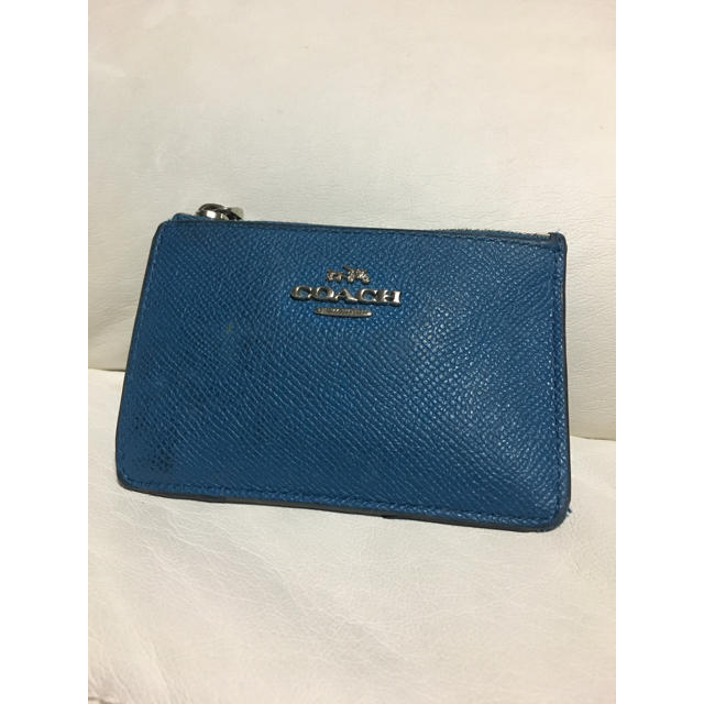 COACH(コーチ)のCOACH Blueパスケース！。 レディースのファッション小物(名刺入れ/定期入れ)の商品写真