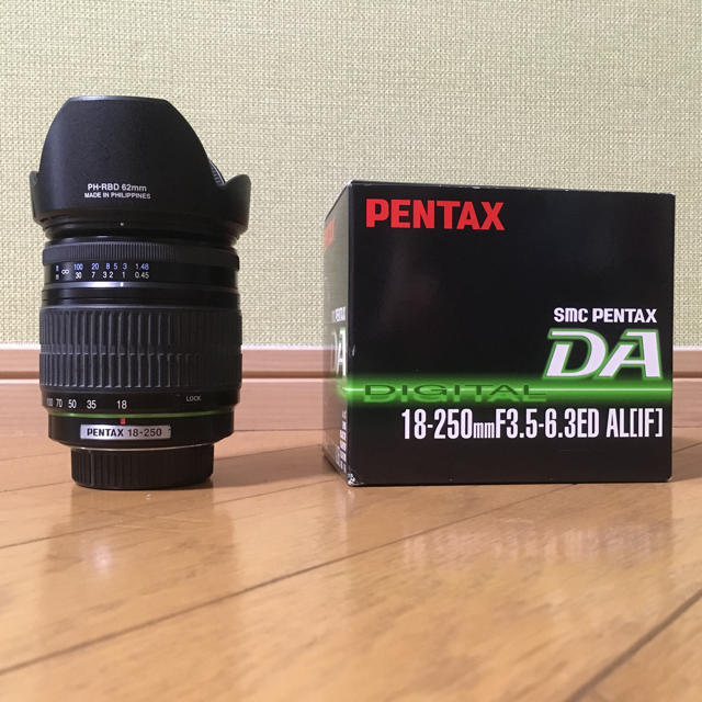 PENTAX(ペンタックス)のPENTAX SMC DA18-250mm F3.5-6.3ED ALジャンク品 スマホ/家電/カメラのカメラ(レンズ(ズーム))の商品写真