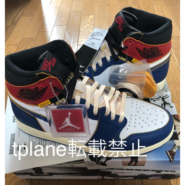 NIKE(ナイキ)の★値下げ！★ユニオンジョーダン1 jordan NIKEナイキUnion27.5 メンズの靴/シューズ(スニーカー)の商品写真