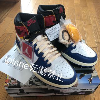 ナイキ(NIKE)の★値下げ！★ユニオンジョーダン1 jordan NIKEナイキUnion27.5(スニーカー)