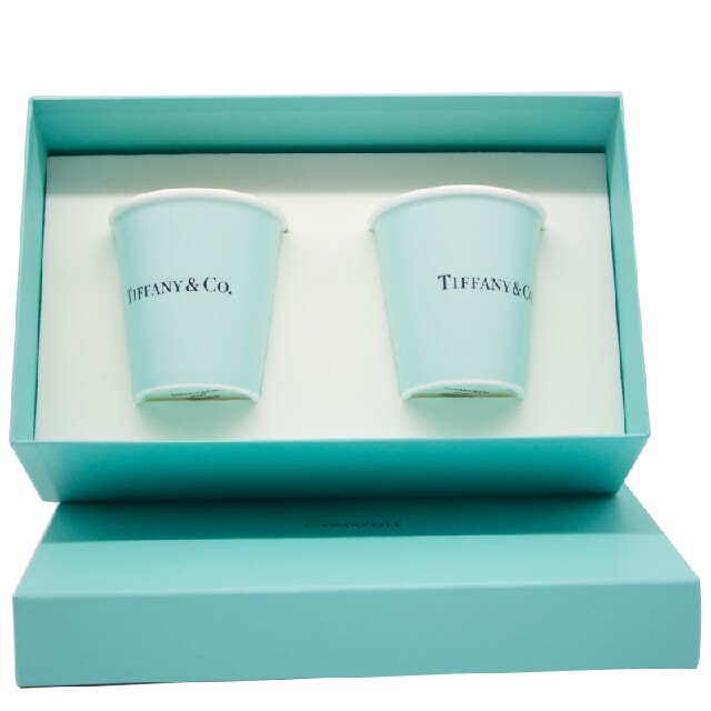 Tiffany & Co. - TIFFANY & Co. 紙コップ風カップ 2個セットの通販 by 山下智子's shop｜ティファニーならラクマ