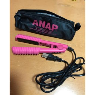 アナップ(ANAP)のANAPミニストレートアイロン ケース付き♡(ヘアアイロン)