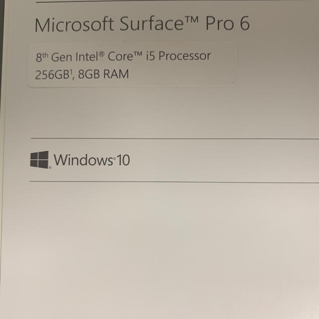 Microsoft(マイクロソフト)のSurface pro 6 ブラック キーボード、ペン、マウス付き保証期間中 スマホ/家電/カメラのPC/タブレット(タブレット)の商品写真