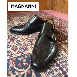 サントーニ(Santoni)の【youさん専用】☆マグナーニ☆ダブルモンク☆39(ドレス/ビジネス)