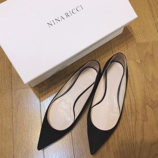 ドゥーズィエムクラス(DEUXIEME CLASSE)のNINA RICCI ニナリッチ ポインテッドフラットシューズ 36(ハイヒール/パンプス)