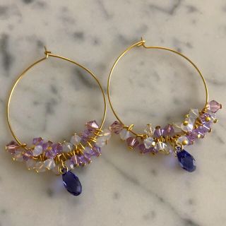 ビージューピアス ピアス  Kaylor フープピアス(ピアス)