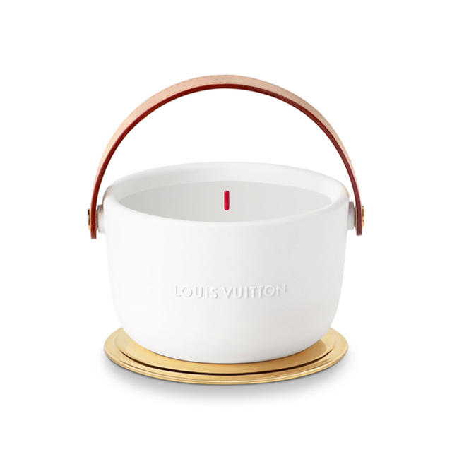 LOUIS VUITTON(ルイヴィトン)のルイヴィトン L'AIR DU JARDIN ミディアム キャンドル ローズ ハンドメイドのインテリア/家具(アロマ/キャンドル)の商品写真