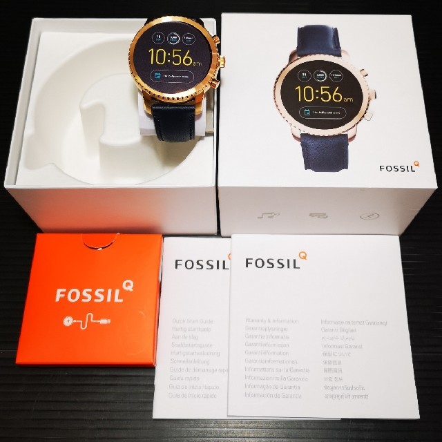 新品FOSSIL Q EXPLORIST スマートウォッチ FTW4003 腕時計(デジタル)
