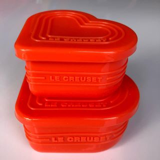 ルクルーゼ(LE CREUSET)の未使用★LE CREUSET★ル・クルーゼ マルチハートカップセット(容器)