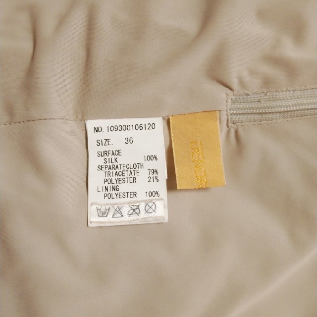 DENDROBIUM(デンドロビウム)のDENDROBIUMシルクスパンコールミニスカート レディースのスカート(ミニスカート)の商品写真