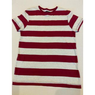 エイチアンドエム(H&M)の新品 未使用 美品 Ｔシャツ ボーダー USサイズ オーバーサイズ(Tシャツ/カットソー(半袖/袖なし))