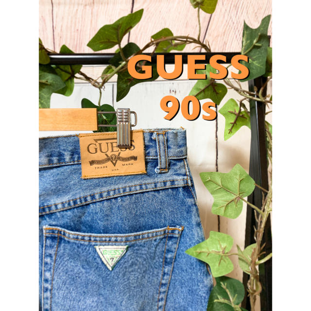 GUESS(ゲス)のGUESS/90s/中古/デニム/ショート/USA メンズのパンツ(ショートパンツ)の商品写真