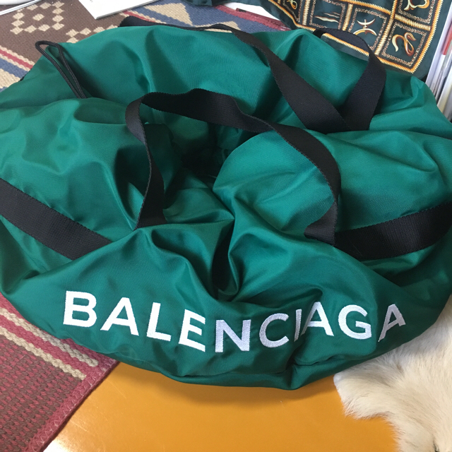 Balenciaga(バレンシアガ)のbalenciaga wheel bag green グリーン バッグ レア レディースのバッグ(ハンドバッグ)の商品写真