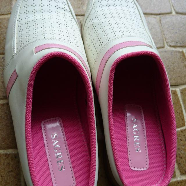 かわいいピンクのスリッポン レディースの靴/シューズ(スニーカー)の商品写真
