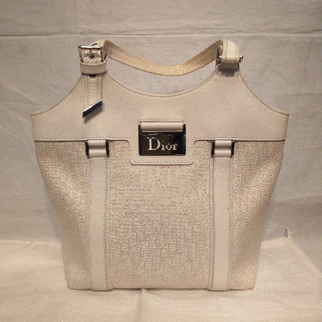 Christian Dior　ショルダーバッグ　ホワイト