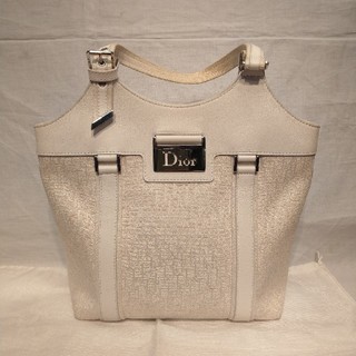 クリスチャンディオール(Christian Dior)のChristian Dior　ショルダーバッグ　ホワイト(ショルダーバッグ)