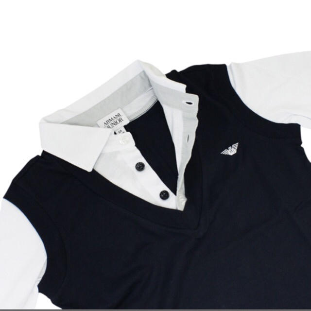 ARMANI JUNIOR(アルマーニ ジュニア)のアルマーニ シャツ キッズ/ベビー/マタニティのキッズ服男の子用(90cm~)(Tシャツ/カットソー)の商品写真