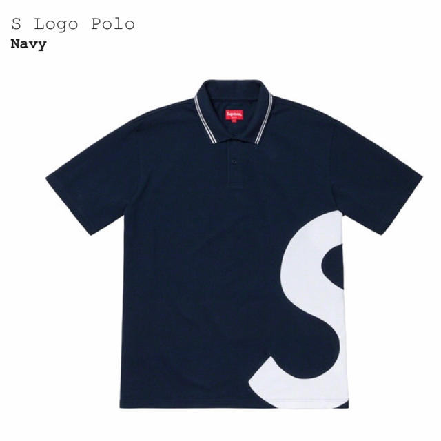 SサイズSサイズ 紺 Supreme S Logo Polo Sロゴ