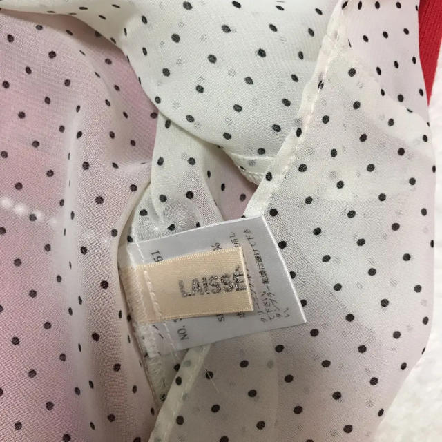 LAISSE PASSE(レッセパッセ)の２枚セット♡レッセパッセのドットボウタイブラウス、バイカラーブラウス レディースのトップス(シャツ/ブラウス(半袖/袖なし))の商品写真