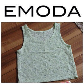 エモダ(EMODA)のemoda レースタンク(カットソー(半袖/袖なし))