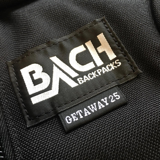 BACH backpacks GETAWAY 25 ゲッタウェイ ブラック 1