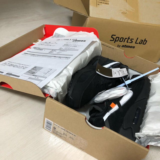 靴/シューズNIKE off-white the ten airmax90