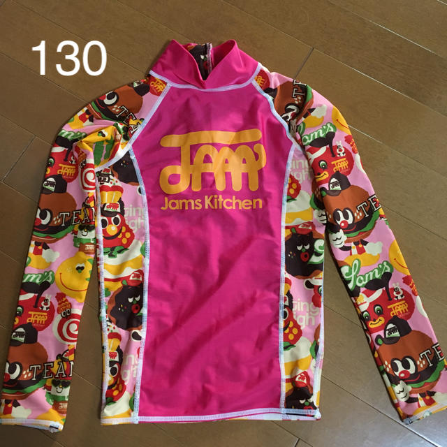 JAM(ジャム)のJAM＊ラッシュガード 長袖 130 キッズ/ベビー/マタニティのキッズ服女の子用(90cm~)(水着)の商品写真