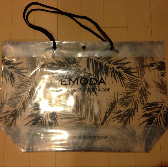 EMODA(エモダ)のEMODAビニールバッグ＆AWカタログ レディースのバッグ(ショップ袋)の商品写真