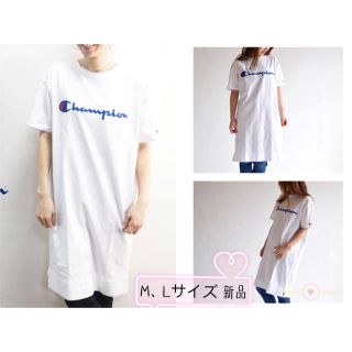 チャンピオン(Champion)のチャンピオン  Tシャツ ワンピース Champion CW-P308 L(ロングワンピース/マキシワンピース)