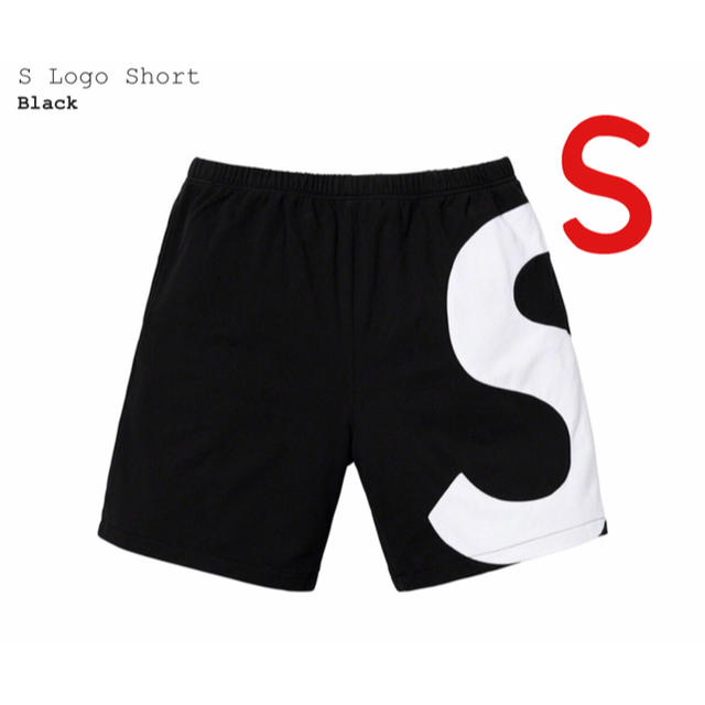 Supreme S logo Short Black Sサイズ