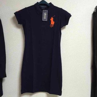 ポロラルフローレン(POLO RALPH LAUREN)の新品ラルフローレンワンピースネイビー(ミニワンピース)