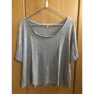 ブラックバイマウジー(BLACK by moussy)のBlack by moussy Tシャツ トップス カットソー グレー(カットソー(長袖/七分))