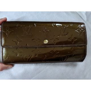 ルイヴィトン(LOUIS VUITTON)のLOUIS VUITTON ヴェルニ アマラント 長財布(財布)