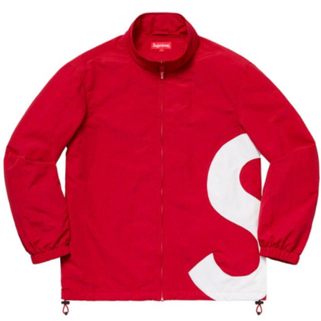 Supreme(シュプリーム)のSUPREME S Logo Track Jacket 赤 Mサイズ メンズのジャケット/アウター(ブルゾン)の商品写真