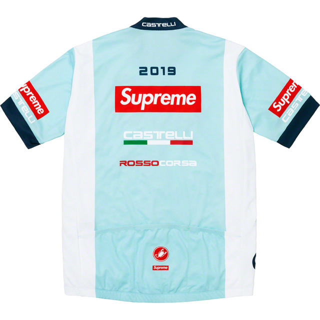 supreme Castelli Cycling Jersey 水色 Mサイズ